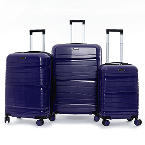 Valises incassables en polypropylène fabrication tunisienne brillants